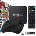 Android TV Box - MXQ Pro 4K 5G HD TV Box PLUS Mini Backlit Keyboard