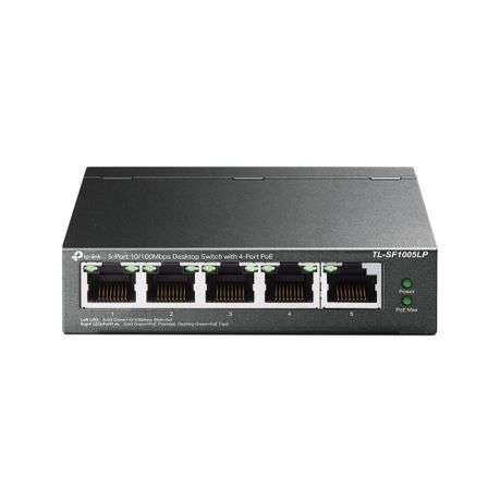 Tp-Link - 5-Port 10/100Mbps Desktop Switch with 4-Port PoE - Tp-Link - 5-Port 10/100Mbps Desktop ...