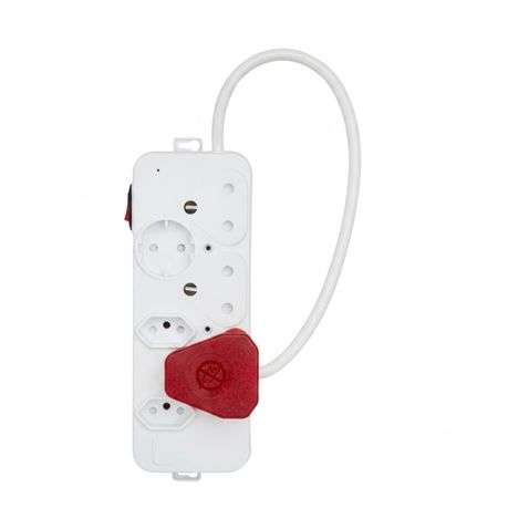 Radiant - 6 Way Multi-Plug with Surge Overload Protection - Radiant - 6 Way Multi-Plug with Surge...