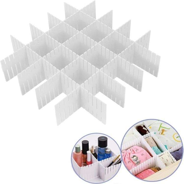 Home Guru Smart Storage Draw Dividers (8 Pieces)