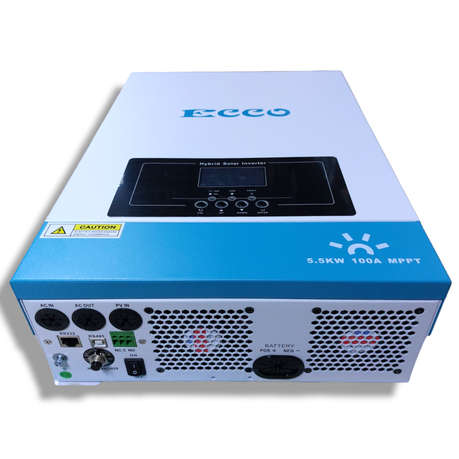 ECCO 5.5KW 48V 100A MPPT Hybrid Solar Inverter SKU 9902056110638 TSIN 92605402