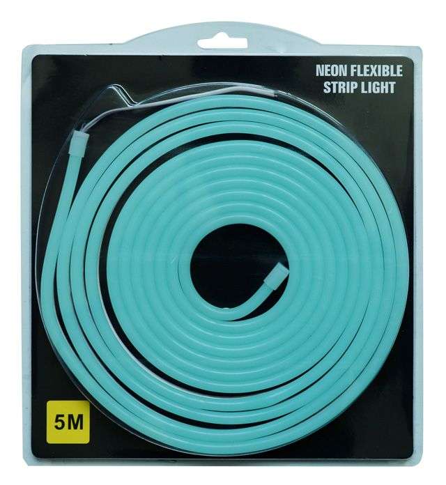 12V 5M Neon LED Strip Light with power supply