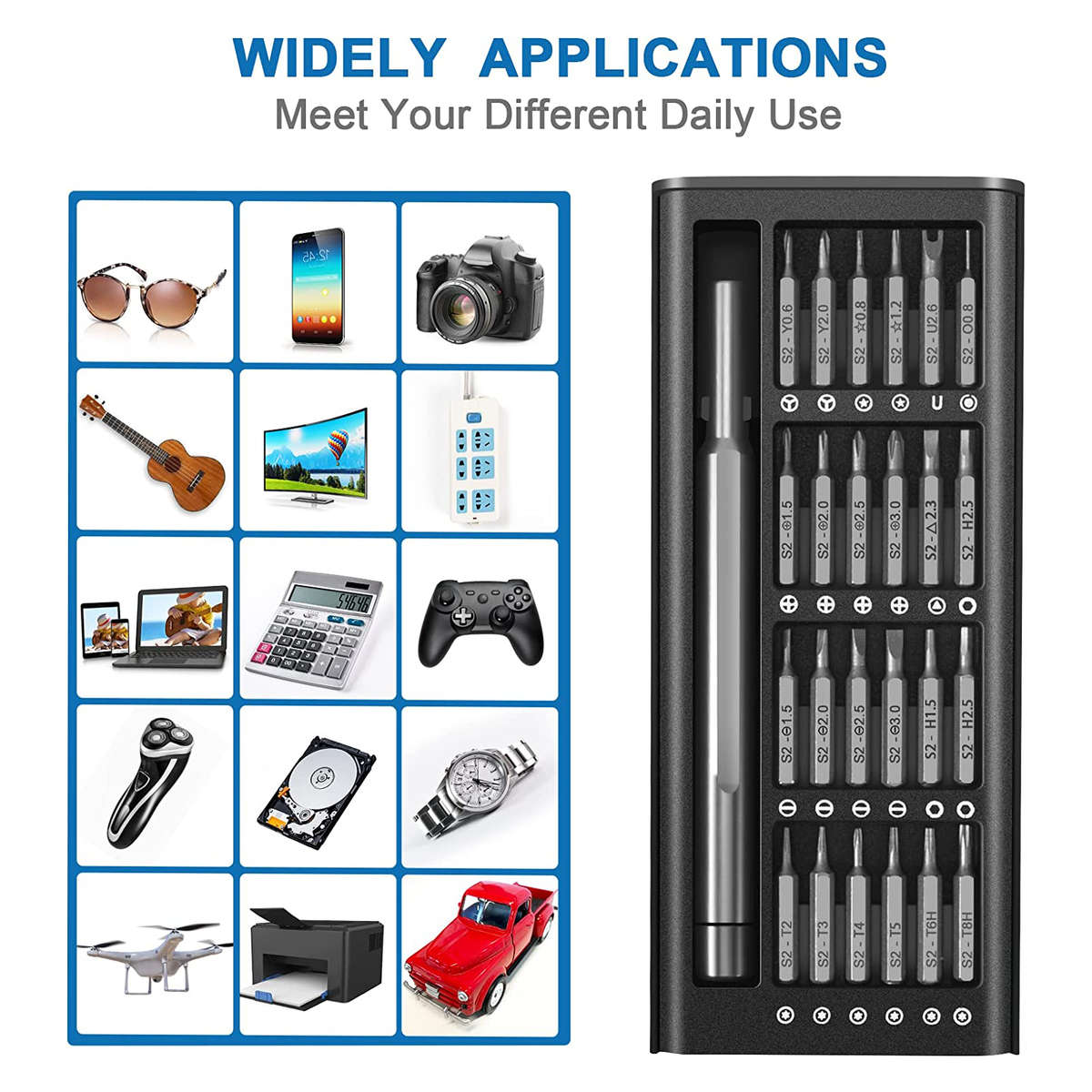 24 in 1 Precision Magnetic Screwdriver Set in case