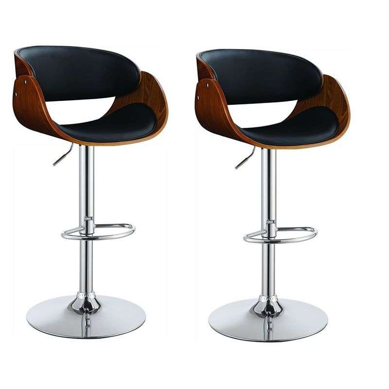 Comfy Vintage Bar Stools - Set of 2