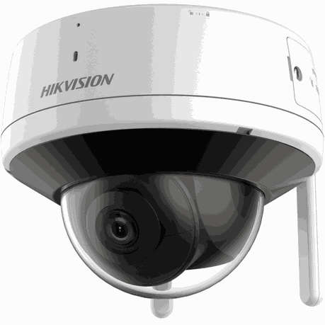 Hikvision Security - Hikvision - 4 MP Outdoor Audio Fixed Dome WiFi Camera - Hikvision Security -...