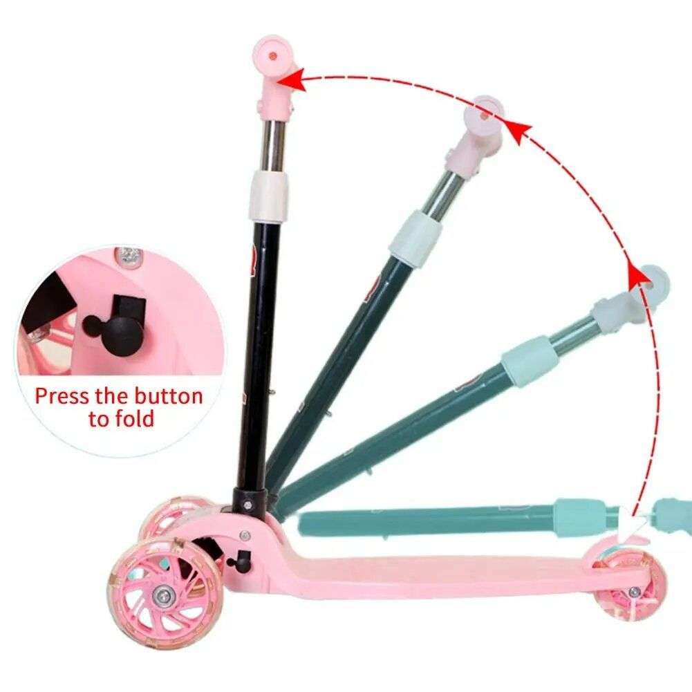 Kids LED Light Up Wheel Scooter