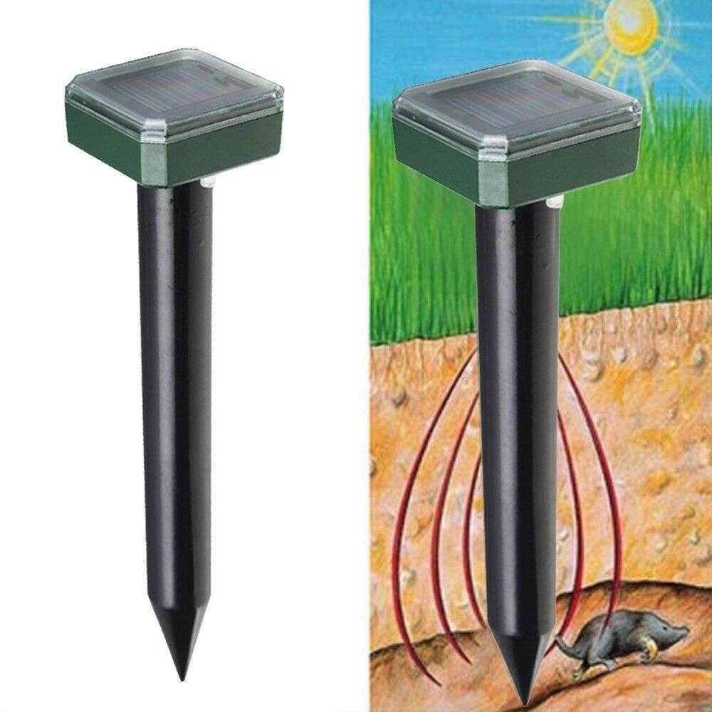 Solar Powered Ultrasonic Animal Control Rodent Repellent and Deterrent