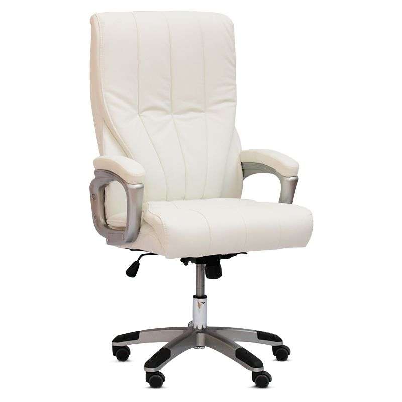 Office Chair, White Ergonomic Office Chair