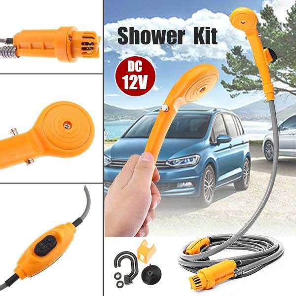 Motolab 12V Automobile Car Shower Set Pump - Open Box