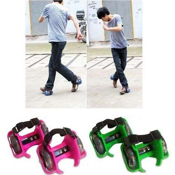 Adjustable flashing small whirlwind Pulley/Wheel heel roller