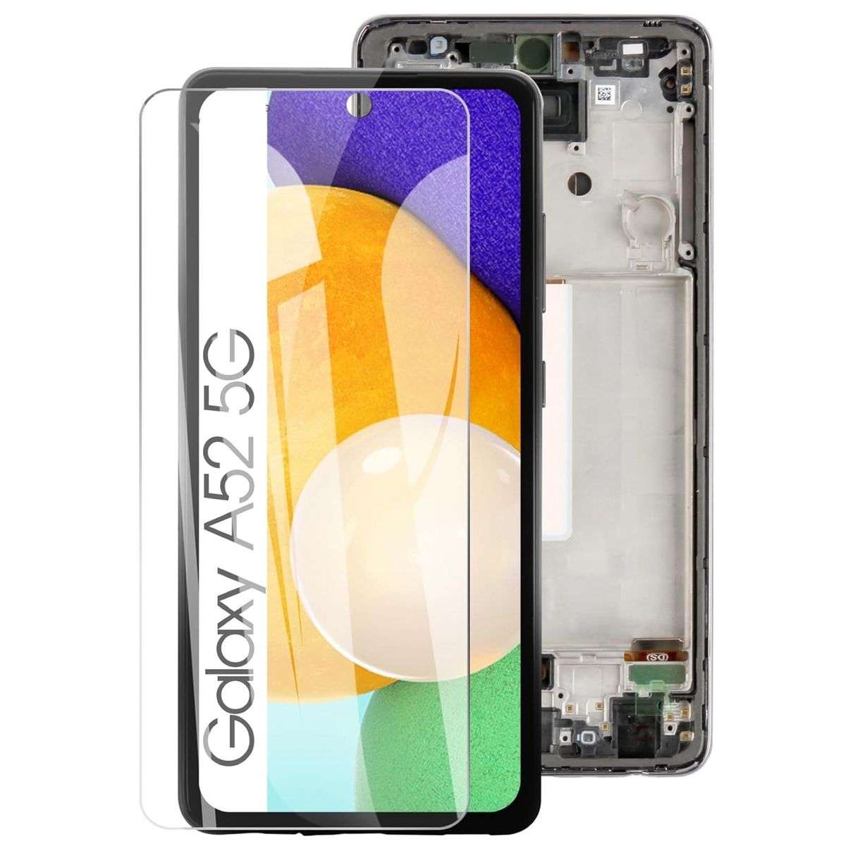 Samsung A52 5G Complete LCD & Digitizer With Frame + Free Screen Protector