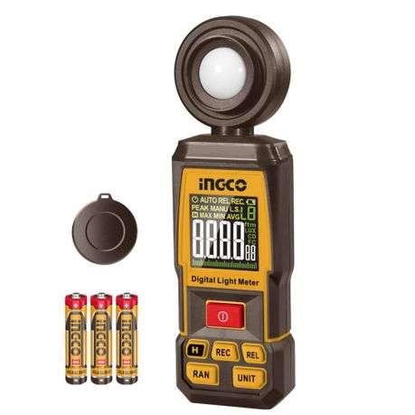Ingco - Digital Light Luxmeter - Precision Light Measurement Tool - Ingco - Digital Light Luxmete...