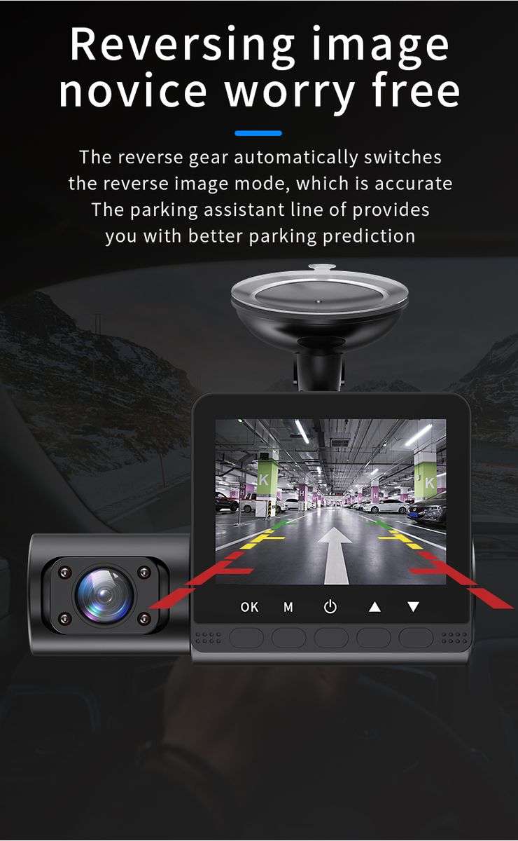 1080P Dual Camera Car Dash Cam CTC-G55