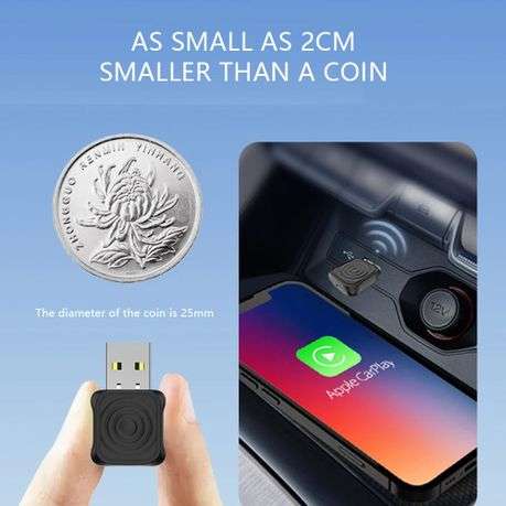 Easy-Connect Wireless CarPlay and Android Auto Adapter - Mini