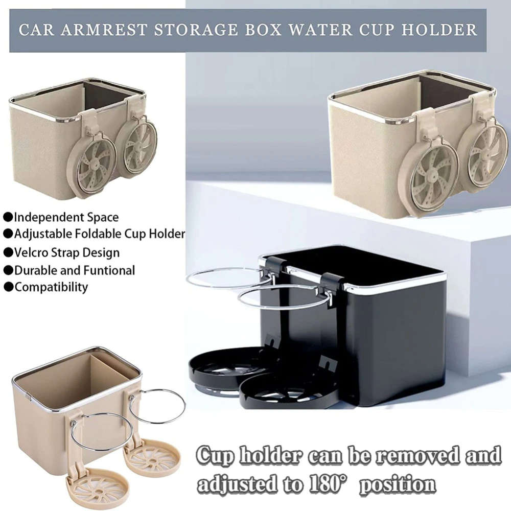 Car Armrest Storage Box