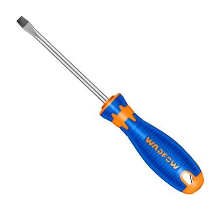 Wadfow - Slotted Screwdriver with Magnetised Tip - 5.5 x 100mm - Wadfow - Slotted Screwdriver wit...
