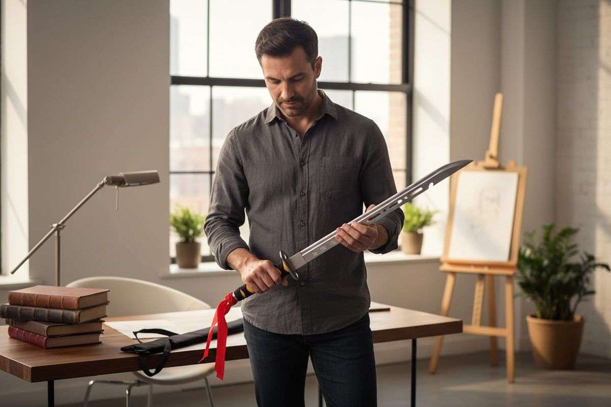 Shadow Fang Ninja Straight Sword - 56cm