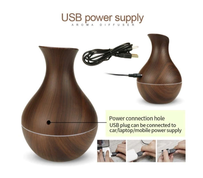 200 ML USB Ultrasonic Aroma Air Humidifier