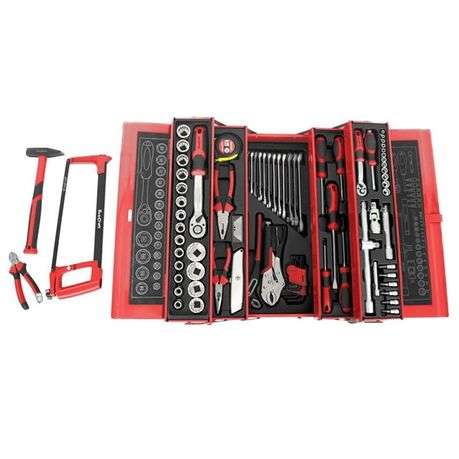 Tork Craft - 88 Piece Tradesman Tool Box - Tork Craft - 88 Piece Tradesman Tool Box