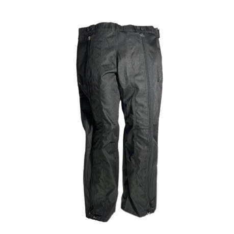 GPI Biker Dual Zip Overall Pants Black Size L