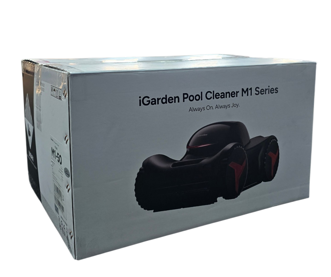 iGarden M1-50 Cordless Robotic Pool Cleaner 5 Hour Runtime Wall Climbing