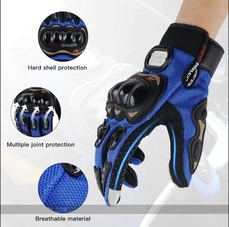 Riding Glove Blue