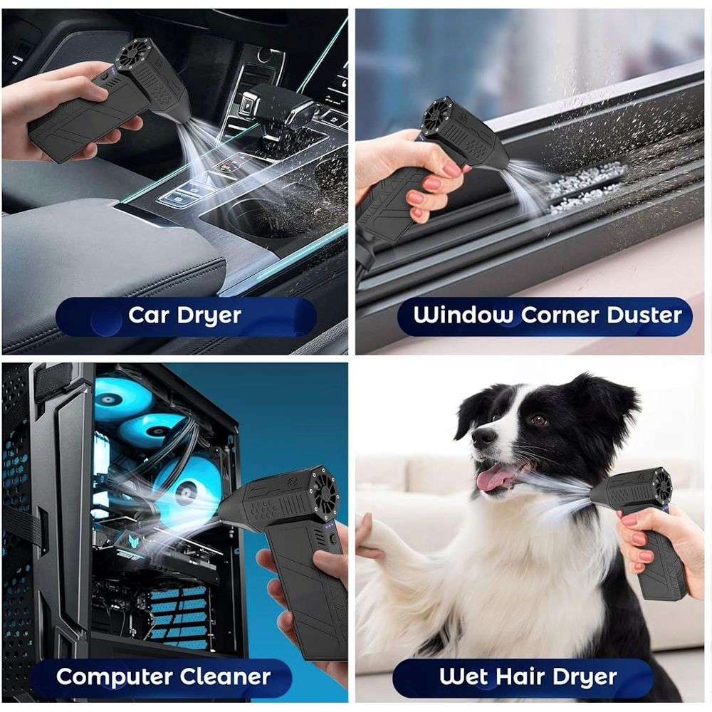 Portable Turbo Jet Fan - Powerful Handheld Mini Jet Fan