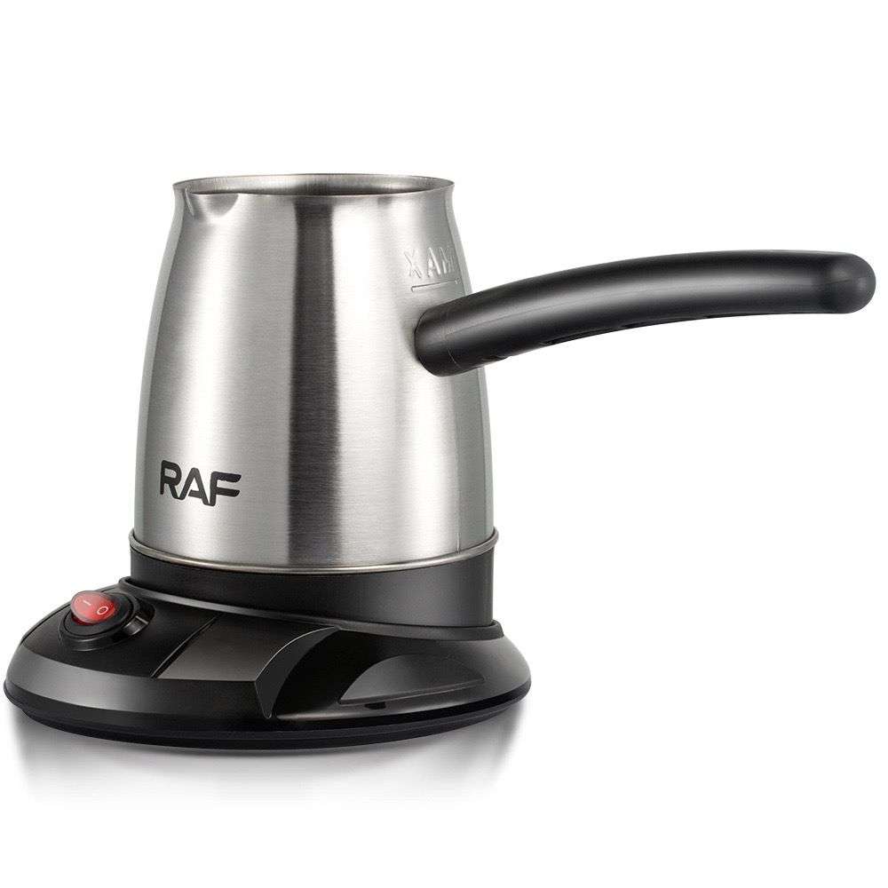 RAF Stainless Steel 0.5L 600w Turkish Coffee Maker Electric Coffee Pot
