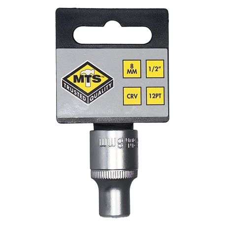 MTS - Socket 1/2" Bi Hex CRV - 8mm - MTS - Socket 1/2" Bi Hex CRV - 8mm