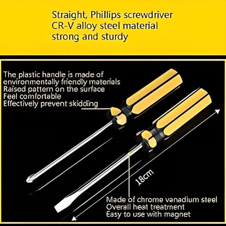 Mixed Hardware Tools - 9 Piece