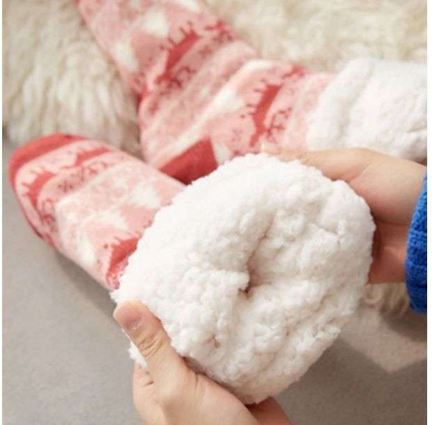 Women Thick Boots Heat Socks Cold Weather-Assorted 3- PACK