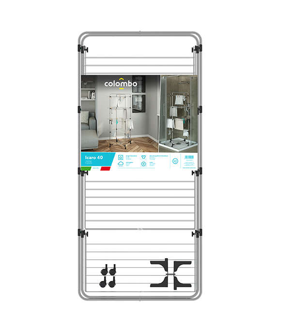 Colombo 40m Anti-Rust Wheel Aided Clothes Dryer - Icaro 40 (DISPLAY MODEL)