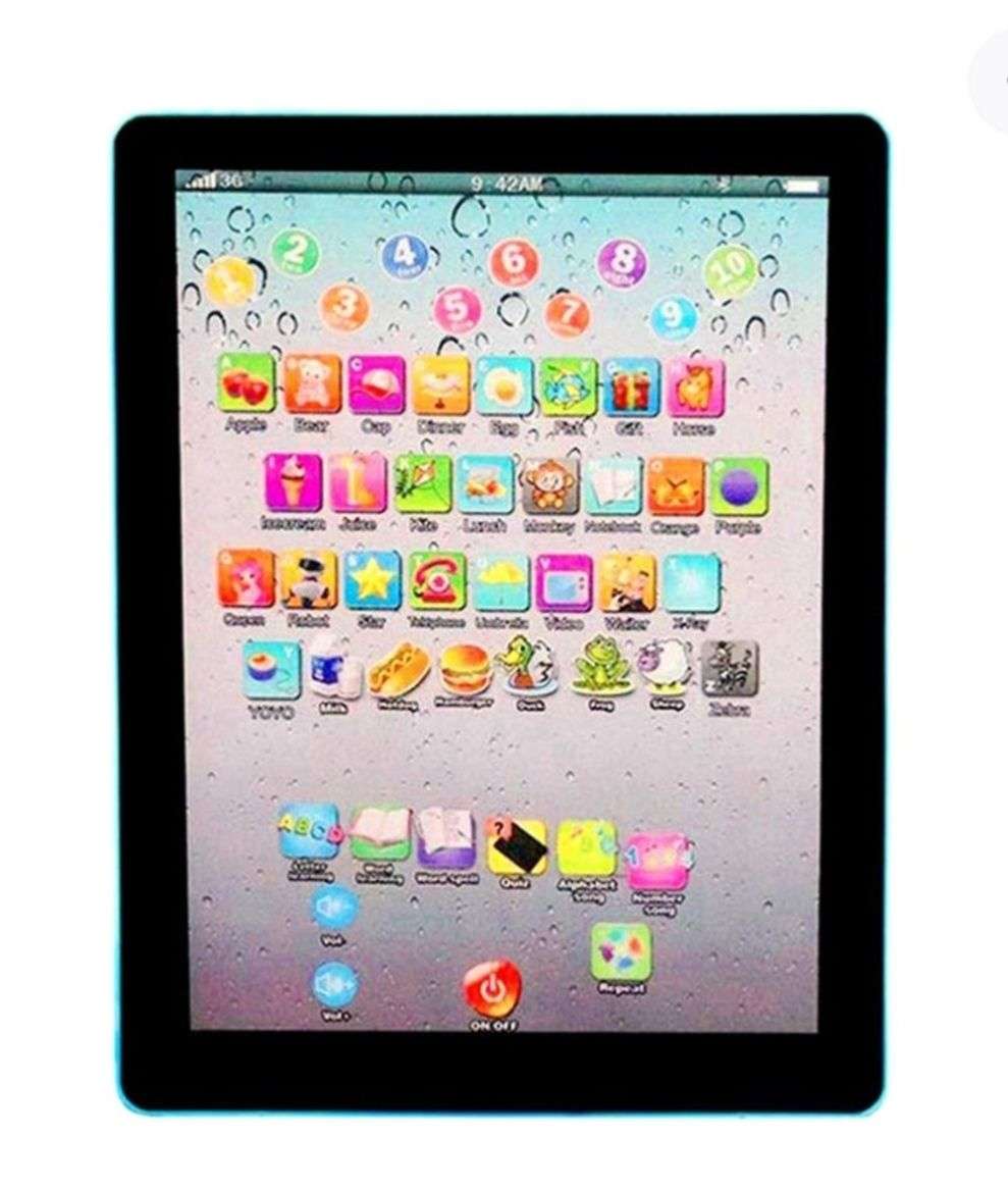 Children`s Interactive Learning Tablet J Pad - (SECOND HAND)(CREAM)