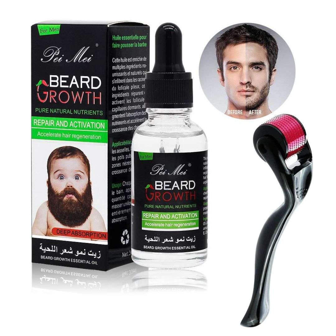 Beard Care Products and Derma Roller