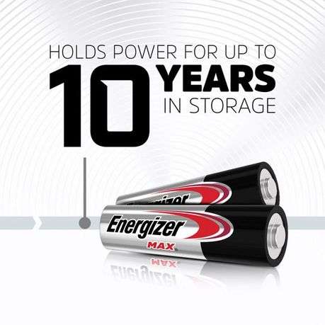 Energizer - 1.5v MAX Alkaline AA Battery Card 4 - Energizer - 1.5v MAX Alkaline AA Battery Card 4