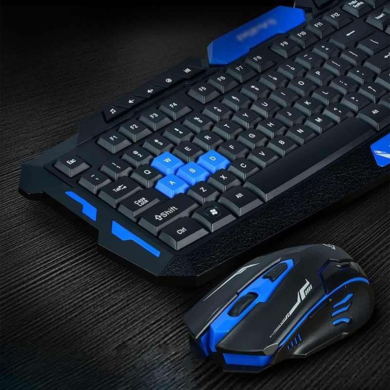Wireless Gaming Keyboard Mouse Waterproof Kit for Laptop Desktop Computer