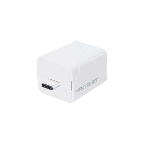 Patriot - iLuxe Cube 128GB Type-C Smart Backup Solution - White - Patriot - iLuxe Cube 128GB Type...