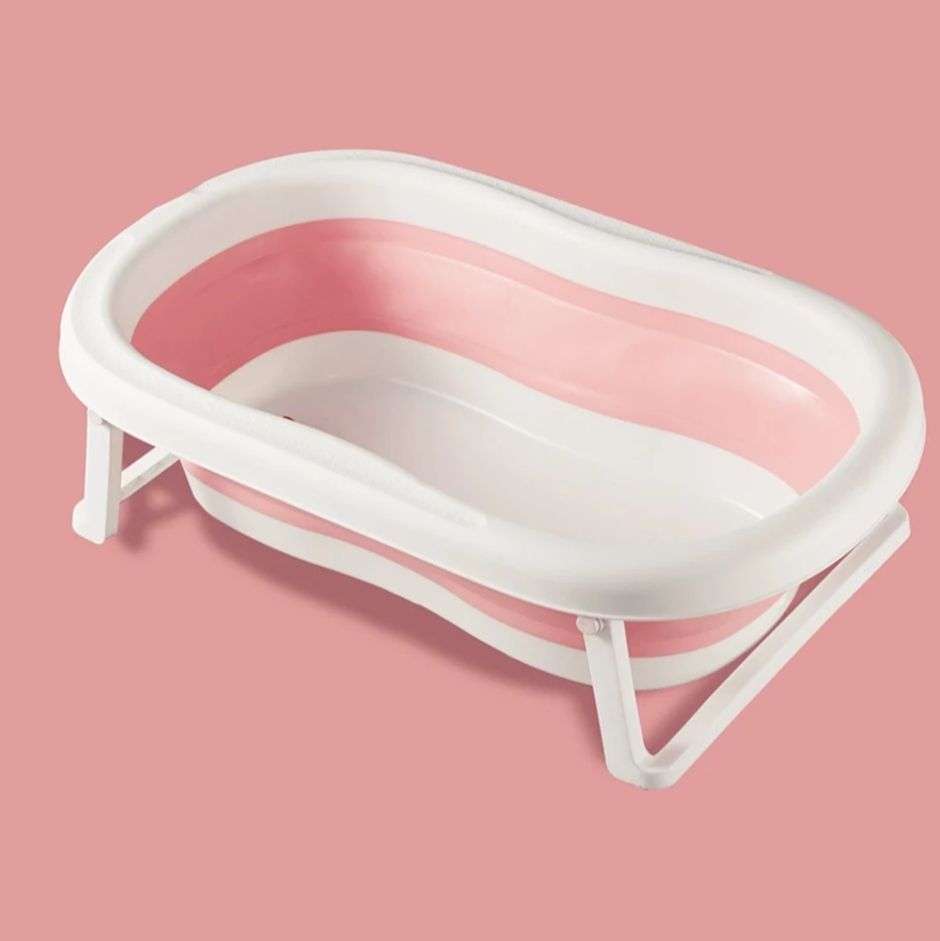 Newborn Baby Bathtub collapsible/folding - Pink