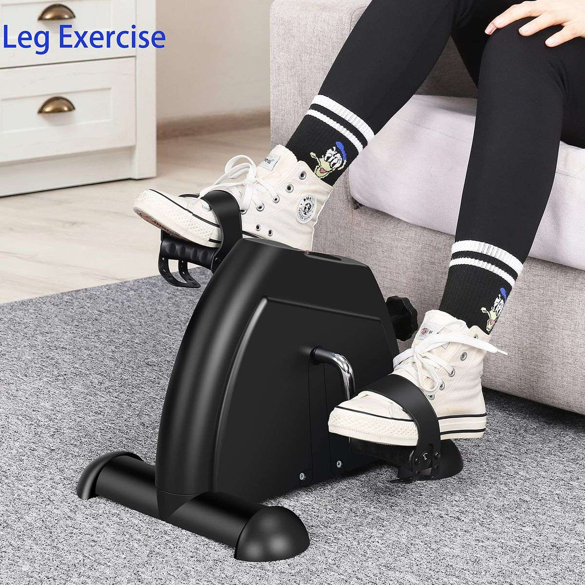 Mini fitness bike pedal small fitness equipment with LCD display