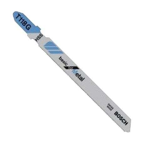 Jigsaw blade HSS T 118 G Basic for Metal, 5 Piece - Jigsaw blade HSS T 118 G Basic for Metal, 5 P...