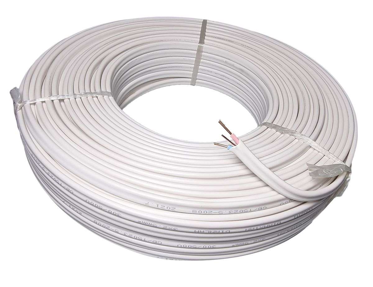 3 Core 2.5mm Twin and Earth Flat Cable 100m