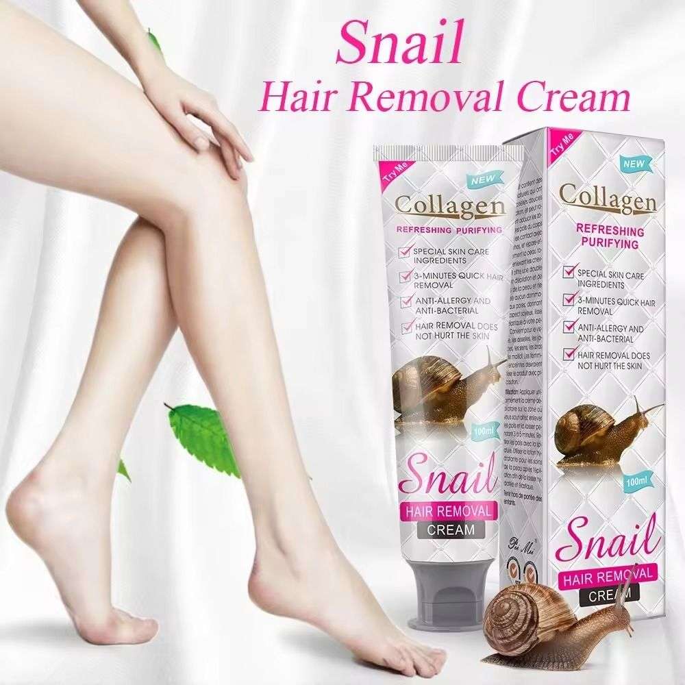 Snail Hair Removal Cream with Collagen - 100ml