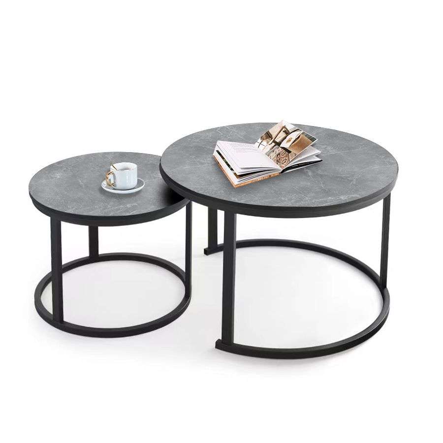 Coffee Table 2in1- Grey marble