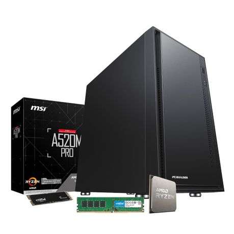 PCBuilder - AMD Ryzen 7 5700G Home Master Windows 11 Desktop PC - PCBuilder - AMD Ryzen 7 5700G H...
