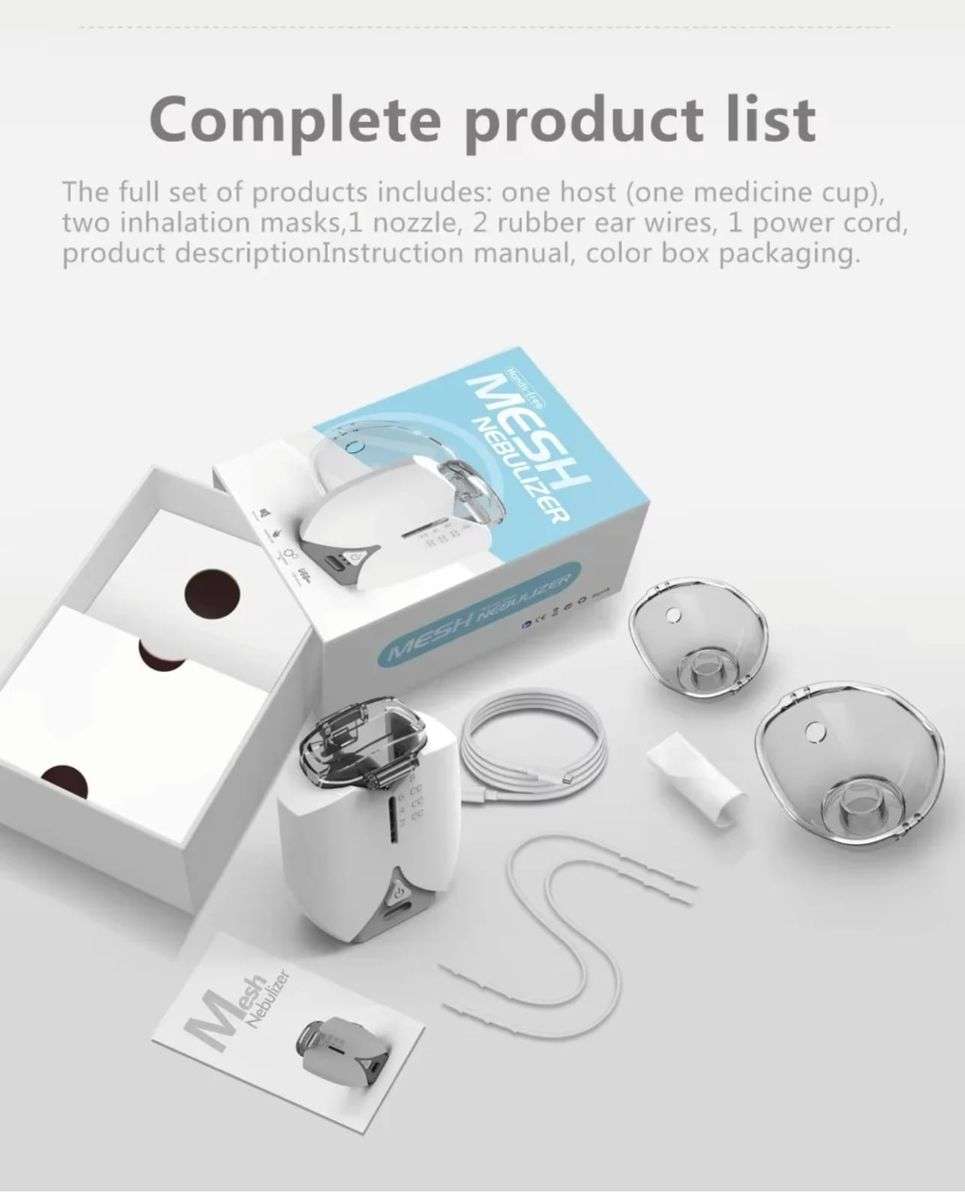 Hands-Free USB Power Mesh Nebulizer