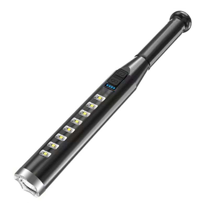 Ultra-Bright Baseball Bat Shape Flashlight - Rechargeable Torch Light LED Light with Lithium Battery