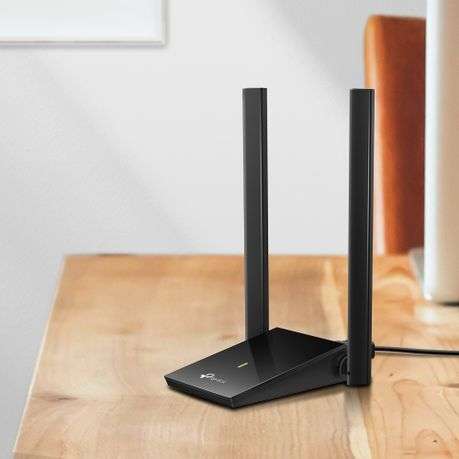 Tp-Link - Archer T4U Plus - Dual Antennas High-Gain Wireless USB Adapter - Tp-Link - Archer T4U P...