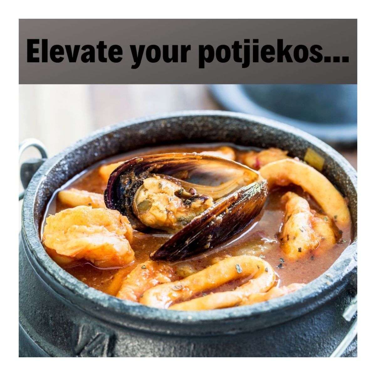 Pot 3 Leg No.3 Potjie Cast Iron Black