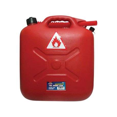 Auto Gear Plastic 10L Petrol Jerry Can
