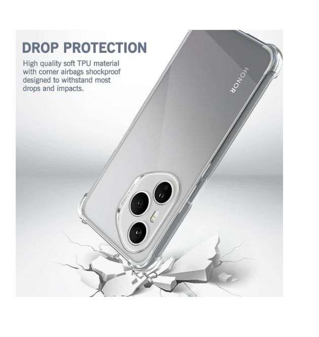 Transparent Clear Cover Compatible with Honor 400/400 Lite/400 Pro - Honor 400 Lite